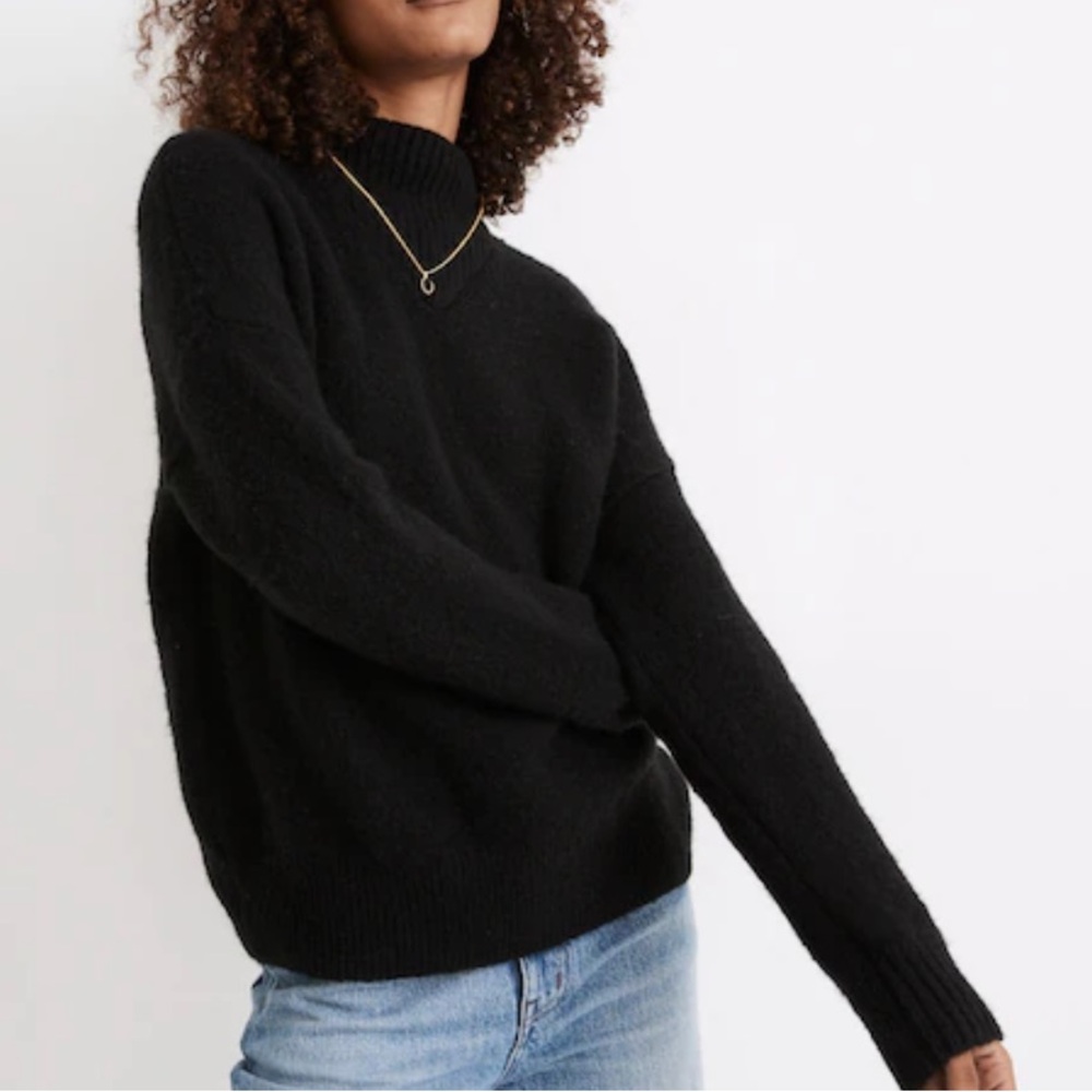 Madewell wool blend Black Sweater